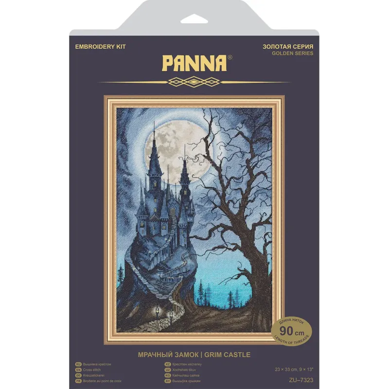 Kreuzstich-Set PANNA "Grimmes Schloss" 23 x 33 cm PZU-7323