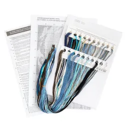 Kit de point de croix PANNA "Château sombre" 23 x 33 cm PZU-7323