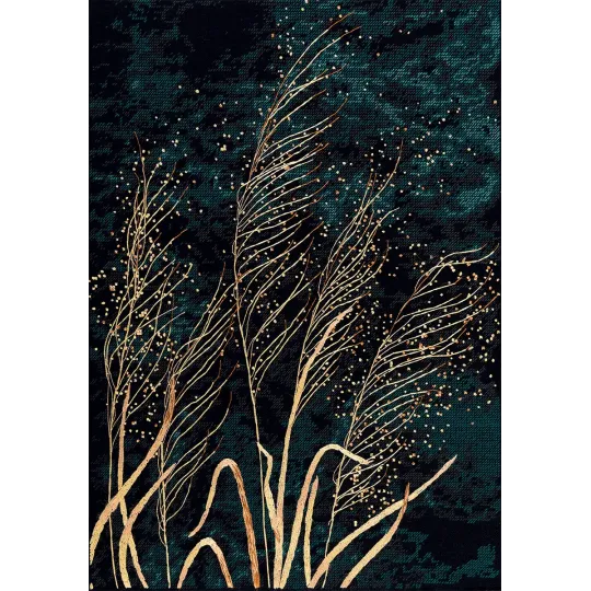 Kreuzstich-Set PANNA "Goldene Ähren" 31 x 41,5 cm PPS-7458