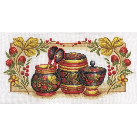 Набор для вышивания крестом PANNA "Хохлома" 52 x 26,5 см PNH-0311