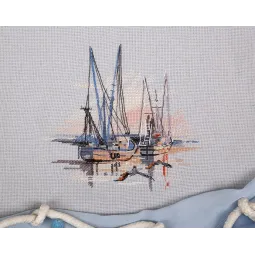 Набор для вышивания крестом PANNA "Charleston harbor" 20.5 x 18.5 см PGM-7268