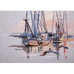 Набор для вышивания крестом PANNA "Charleston harbor" 20.5 x 18.5 см PGM-7268