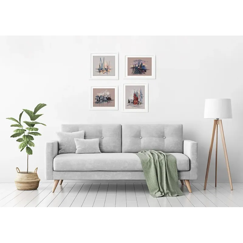 Набор для вышивания крестом PANNA "Charleston harbor" 20.5 x 18.5 см PGM-7268