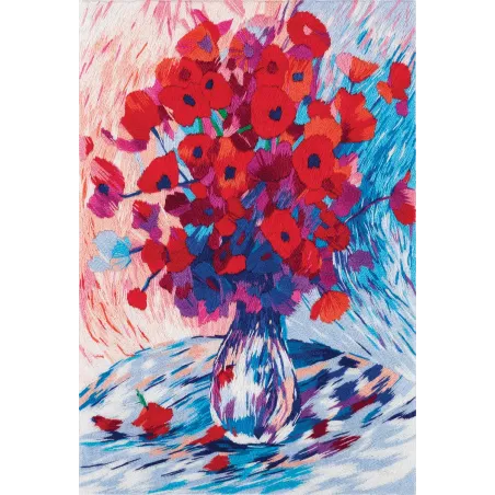 Набор для вышивания крестиком PANNA «Яркий букет» PJK-2288