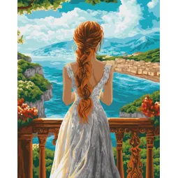 Kit de peinture par numéros "La beauté du littoral" 40x50 cm W099 0425