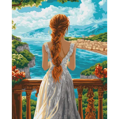 Malen nach Zahlen Kit "Die Schönheit der Küste" 40x50 cm W099 0425