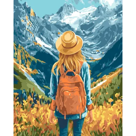 Malen nach Zahlen Set "Abenteuer erwartet" 40x50 cm W098 0425