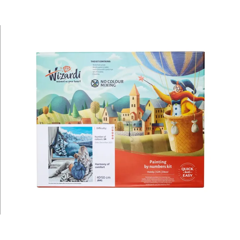 Картина по номерам «Теплая беседа» 40x50 см W092 0425