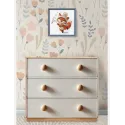 Набор для вышивания крестиком "Игривый лис" 15x15 см SRA1018