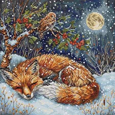 Kreuzstich-Set "Frosted Dreams" 26x26cm SLETIL9938