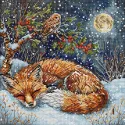 Набор для вышивания крестом "Frosted Dreams" 26x26cm SLETIL9938