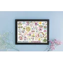 Kreuzstich-Set "Spring Sampler" 38x27cm SLETIL9937