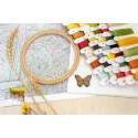 Kreuzstich-Set "Herbstbauernhof" 27x35cm SLETIL9936