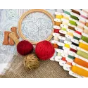 Kreuzstich-Set "Herbstfarm" 27x35cm SLETIL9936