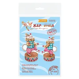 Kryželiu siuvinėjimo rinkinys "Mažas cirko artistas" 16*11 cm SR-1111