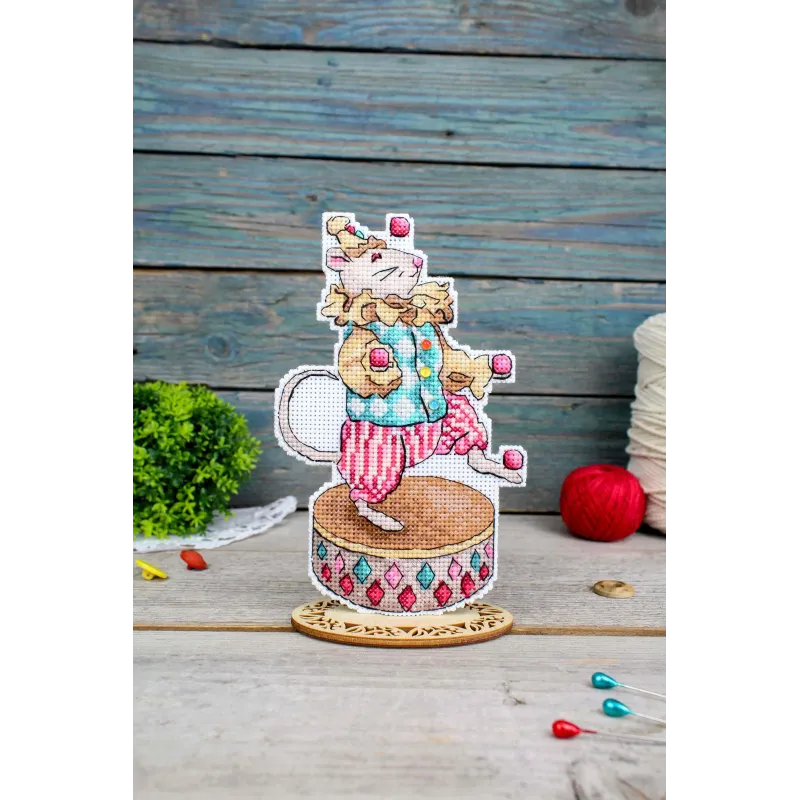 Kreuzstich-Set "Kleiner Jongleur" 16 * 11 cm SR-1111