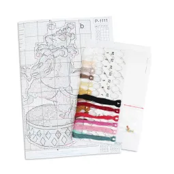 Набор для вышивания крестом "Маленький жонглер" 16*11 см SR-1111