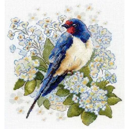 Cross stitch kit "The swallows" 18*19 cm SNV-922