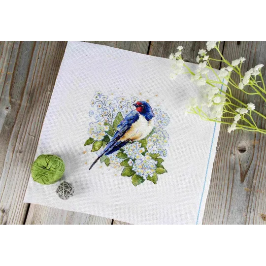Набор для вышивания крестом "Ласточки" 18*19 см SNV-922