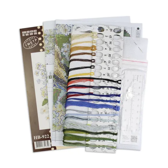 Набор для вышивания крестом "Ласточки" 18*19 см SNV-922