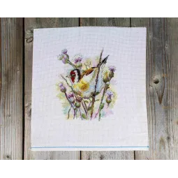 Cross stitch kit "Lurking Goldfinch" 18*19 cm SNV-921