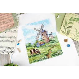 Cross stitch kit "Native land" 20*16 cm SNV-919