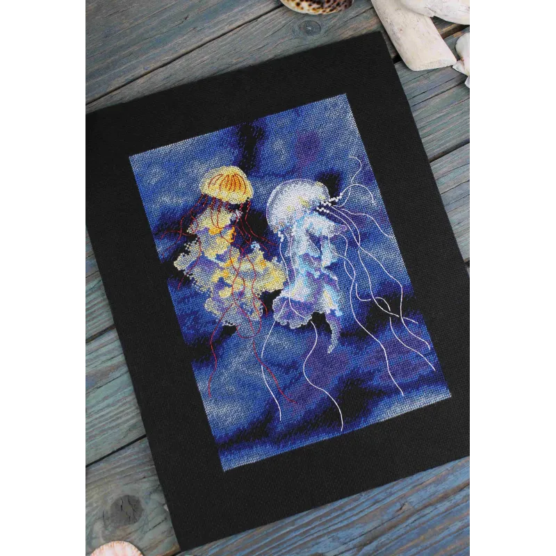 Набор для вышивания крестом "Подводная магия" 25*18 см SNV-887