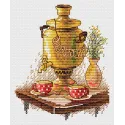 Kit de point de croix "Tea party" 13*11 cm SM-1241
