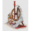 Набор для вышивания крестом "Прялка" 13*11 см SM-1240