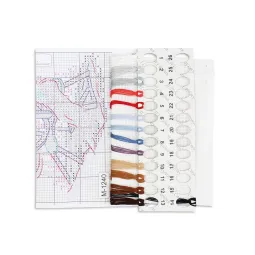 Набор для вышивания крестом "Прялка" 13*11 см SM-1240