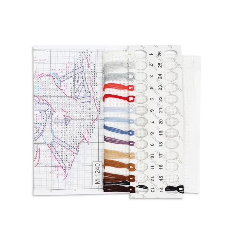 Набор для вышивания крестом "Прялка" 13*11 см SM-1240