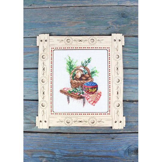 Kreuzstich-Set "Pilzsaison" 13*11 cm SM-1238