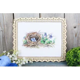 Kryželio siuvinėjimo rinkinys "Miško pakraštyje" 12*20 cm SM-1233