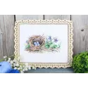 Kit de point de croix "Au bord de la forêt" 12*20 cm SM-1233