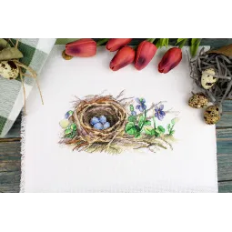 Набор для вышивания крестом "На опушке леса" 12*20 см SM-1233