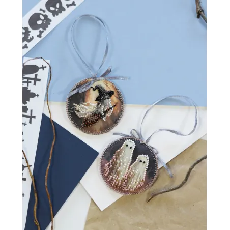 Dekoration "Boo!" (Innendekoration) 13,2x6,6 cm AABT-042