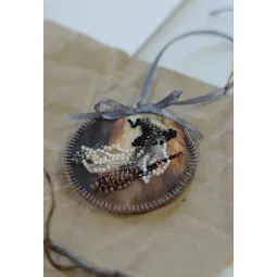 Dekoration "Boo!" (Innendekoration) 13,2x6,6 cm AABT-042