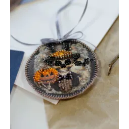 Dekoration "Mitternacht Schrecken" (Innendekoration) 13.2x6.6 cm AABT-041