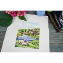 Kreuzstich-Set "Alte Mühle" 20*16 cm SNV-918
