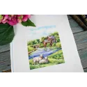 Kreuzstich-Set "Alte Mühle" 20*16 cm SNV-918