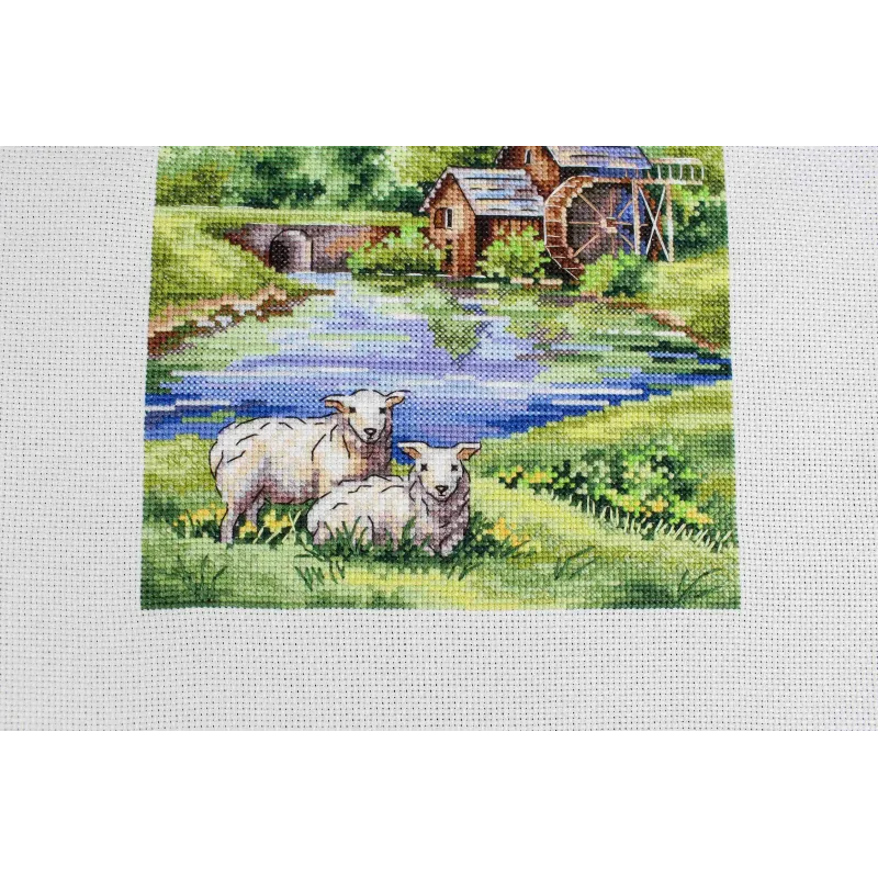 Kreuzstich-Set "Alte Mühle" 20*16 cm SNV-918