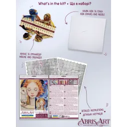 Kreuzstich-Set "Tochter des Mondes" 25x24 cm AAH-271