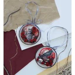 Dekoracija "Siaubingas grožis" 13,2x6,6 cm AABT-038