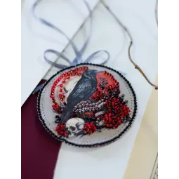 Dekoration "Unheimliche Schönheit" 13,2x6,6 cm AABT-038