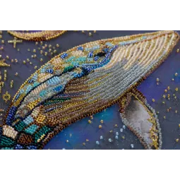 Pagrindinis karoliukų siuvinėjimo rinkinys "Gilumų valdovas" 21x37 cm AAB-942