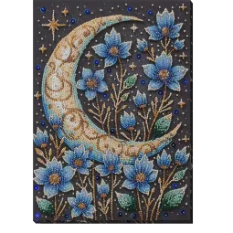 Kit de broderie de perles principal "Une nuit magique" 22x31 cm AAB-941