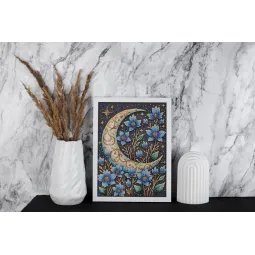 Pagrindinis karoliukų siuvinėjimo rinkinys "Magiskas naktis" 22x31 cm AAB-941