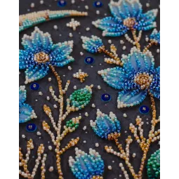 Pagrindinis karoliukų siuvinėjimo rinkinys "Magiskas naktis" 22x31 cm AAB-941