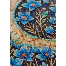 Pagrindinis karoliukų siuvinėjimo rinkinys "Magiskas naktis" 22x31 cm AAB-941