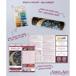 Kit de broderie de perles principal "Une nuit magique" 22x31 cm AAB-941